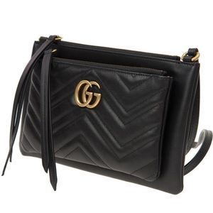 NIB Gucci Marmont Crossbody with detachable pouch